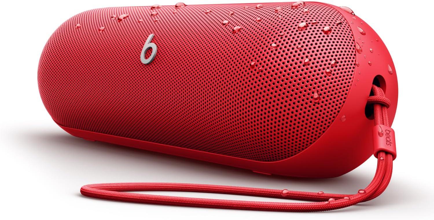 imageBeats Pill Portable Bluetooth Speaker Up to 24H Battery Life Water Resistant Bluetooth Apple amp Android Compatible Seriously Loud Sound for Home Outdoor and Travel Champagne GoldStatement Red