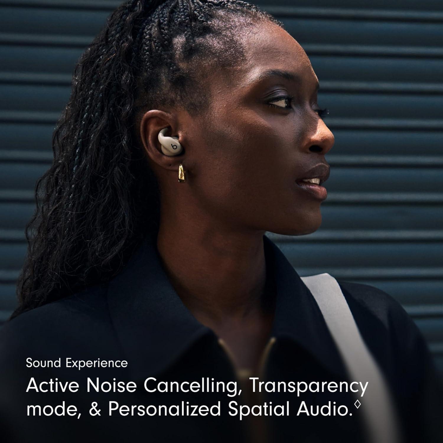 imageBeats Powerbeats Fit Wireless Noise Cancelling Workout Earbuds with SecureFit Wingtips Up to 30Hour Battery Life Sweat amp Water Resistant Apple amp Android Compatible Jet BlackGravel Gray