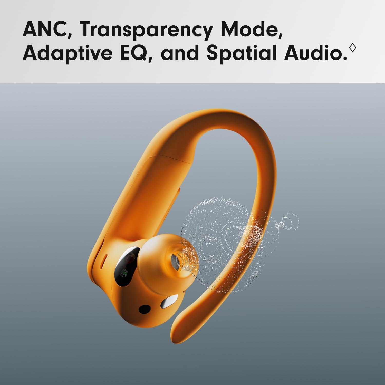 imageBeats Powerbeats Pro 2 Wireless Noise Cancelling Workout Earbuds with Secure Fit Earhooks Up to 45Hour Battery with Charging Case Sweat amp Water Resistant Heart Rate Monitoring Hyper PurpleElectric Orange