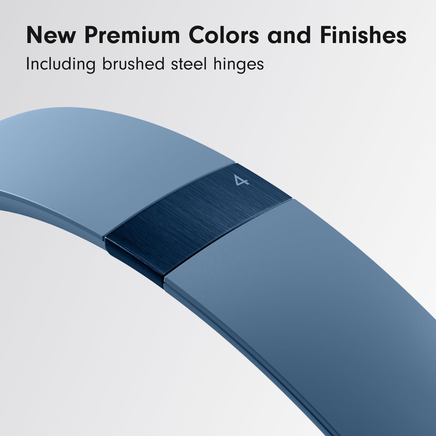 imageBeats Solo 4 Wireless OnEar Bluetooth Headphones Up to 50Hour Battery Life UltraLightweight Comfort Powerful and Balanced Sound Apple amp Android Compatible Black amp GoldSlate Blue