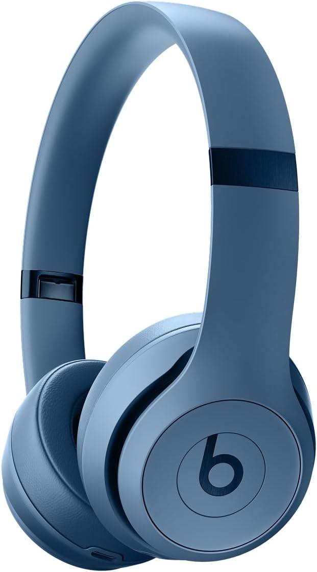 imageBeats Solo 4 Wireless OnEar Bluetooth Headphones Up to 50Hour Battery Life UltraLightweight Comfort Powerful and Balanced Sound Apple amp Android Compatible Black amp GoldSlate Blue
