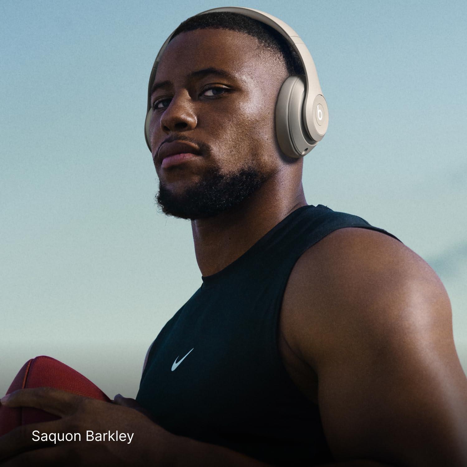 imageBeats Studio Pro Premium Wireless OverEar Headphones Up to 40Hour Battery Life Active Noise Cancelling USBC Lossless Audio Apple amp Android Compatible Matte WhiteSandstone