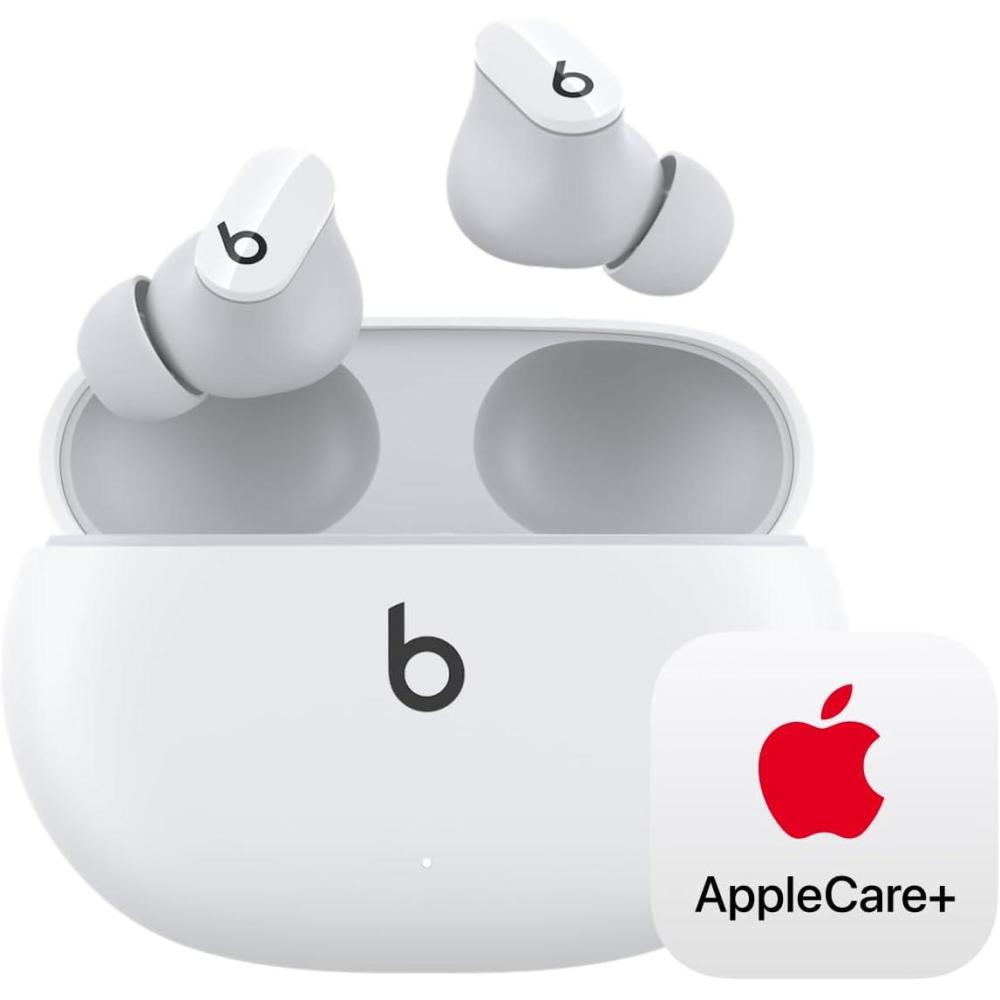 imageBeats Studio Buds  True Wireless Noise Cancelling Earbuds  Compatible with Apple amp Android Builtin Microphone IPX4 Rating Sweat Resistant Earphones Class 1 Bluetooth Headphones  WhiteWhite