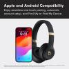 Beats Solo 4 – Wireless On-Ear Bluetooth Headphones, Up to 50-Hour Battery Life, Ultra-Lightweight Comfort, Powerful and Balanced Sound, Apple & Android Compatible – Black & Gold(Black & Gold)