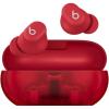 Beats Solo Buds – Wireless Bluetooth Earbuds | 18 Hours of Battery Life | Apple & Android Compatibility | Built-in Microphone – Matte Black(Transparent Red)