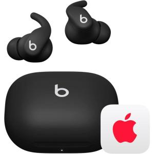 Beats Powerbeats Fit – Wireless Noise Cancelling Workout Earbuds with Secure-Fit Wingtips, Up to 30-Hour Battery Life, Sweat & Water Resistant, Apple & Android Compatible – Jet Black(Jet Black)
