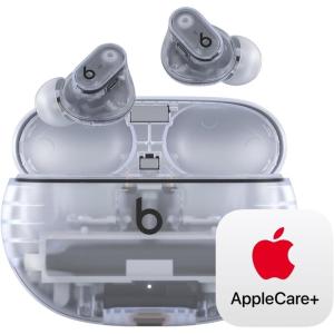 Beats Studio Buds + | True Wireless Noise Cancelling Earbuds, Enhanced Apple & Android Compatibility, Built-in Microphone, Sweat Resistant Bluetooth Headphones, Spatial Audio – Black/Gold(Transparent)