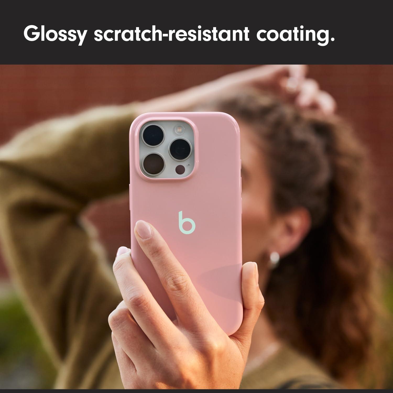 imageBeats iPhone 16 Pro Case with MagSafe and Camera Control ScratchResistant Protective Cover Slim Fit Microfiber Lining Riptide BlueSunrise Pink