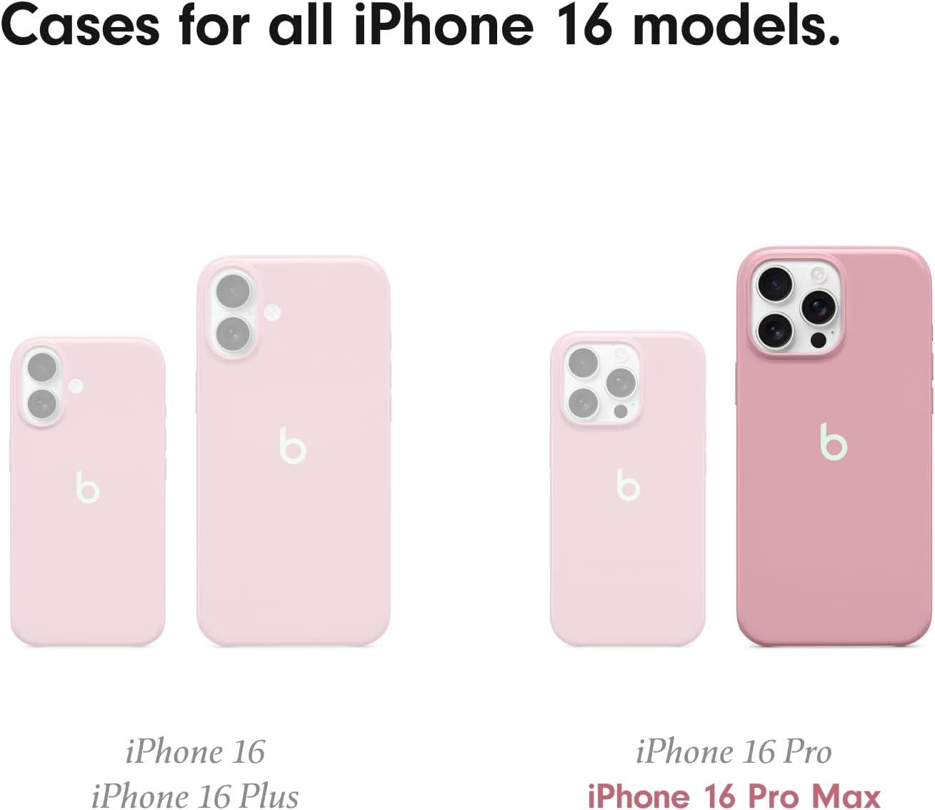 imageBeats iPhone 16 Pro Case with MagSafe and Camera Control ScratchResistant Protective Cover Slim Fit Microfiber Lining Riptide BlueSunrise Pink