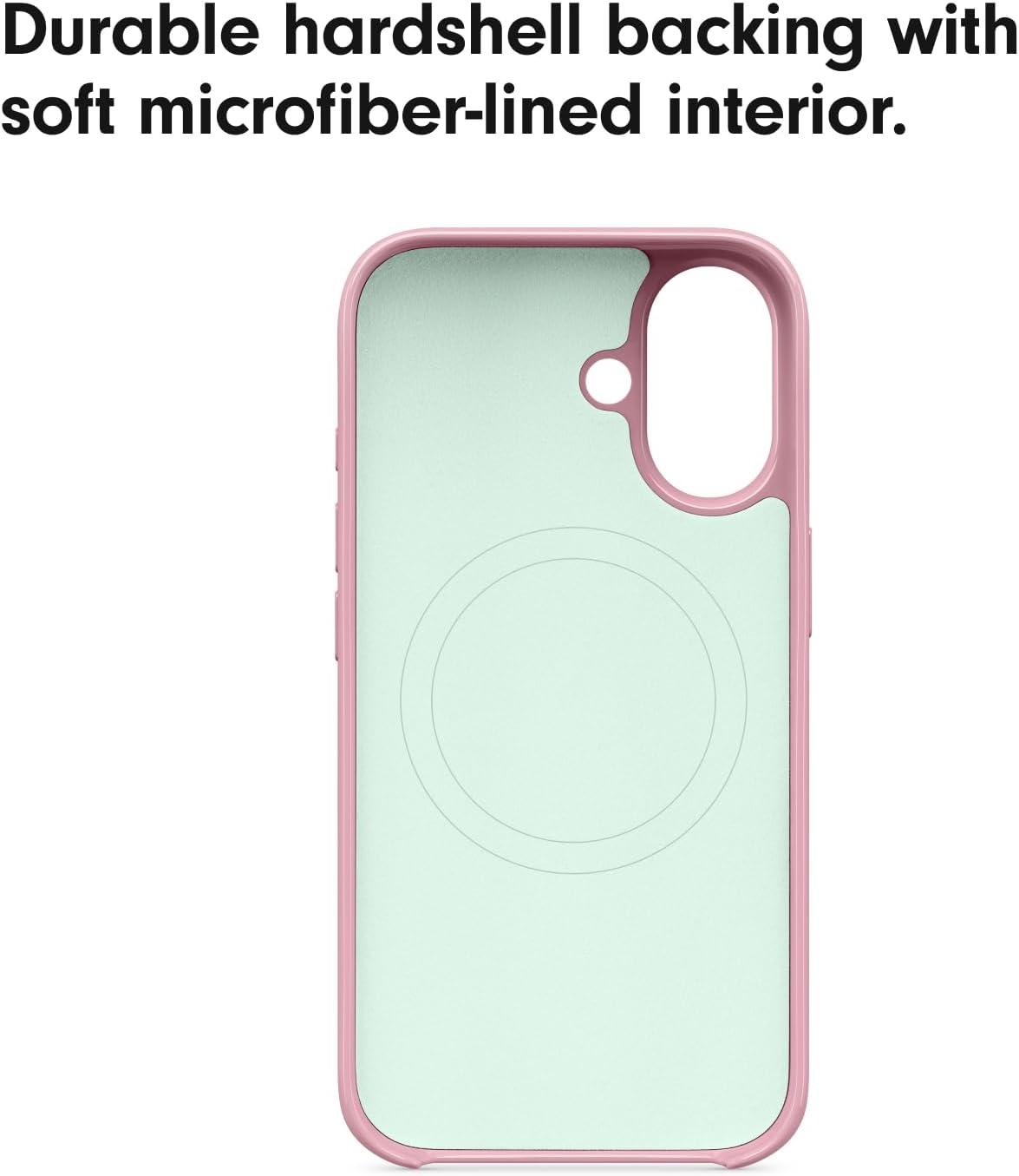 imageBeats iPhone 16 Pro Case with MagSafe and Camera Control ScratchResistant Protective Cover Slim Fit Microfiber Lining Riptide BlueSunrise Pink