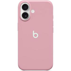Beats iPhone 16 Pro Case with MagSafe and Camera Control, Scratch-Resistant Protective Cover, Slim Fit, Microfiber Lining – Riptide Blue(Sunrise Pink)