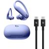 Beats Powerbeats Pro 2 – Wireless Bluetooth Earbuds with USB-C Charging Cables (1.5 m) – Quick Sand(Hyper Purple)
