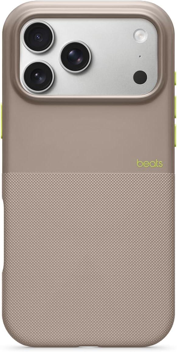 imageBeats iPhone 17e Case with MagSafe Thin and Light Hardshell Matt Finish Microfibre Lining Lime StoneAlpine Grey