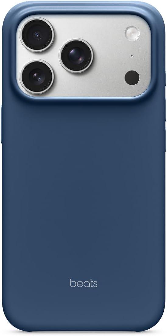 imageBeats iPhone 17e Case with MagSafe Thin and Light Hardshell Matt Finish Microfibre Lining Lime StoneBedrock Blue