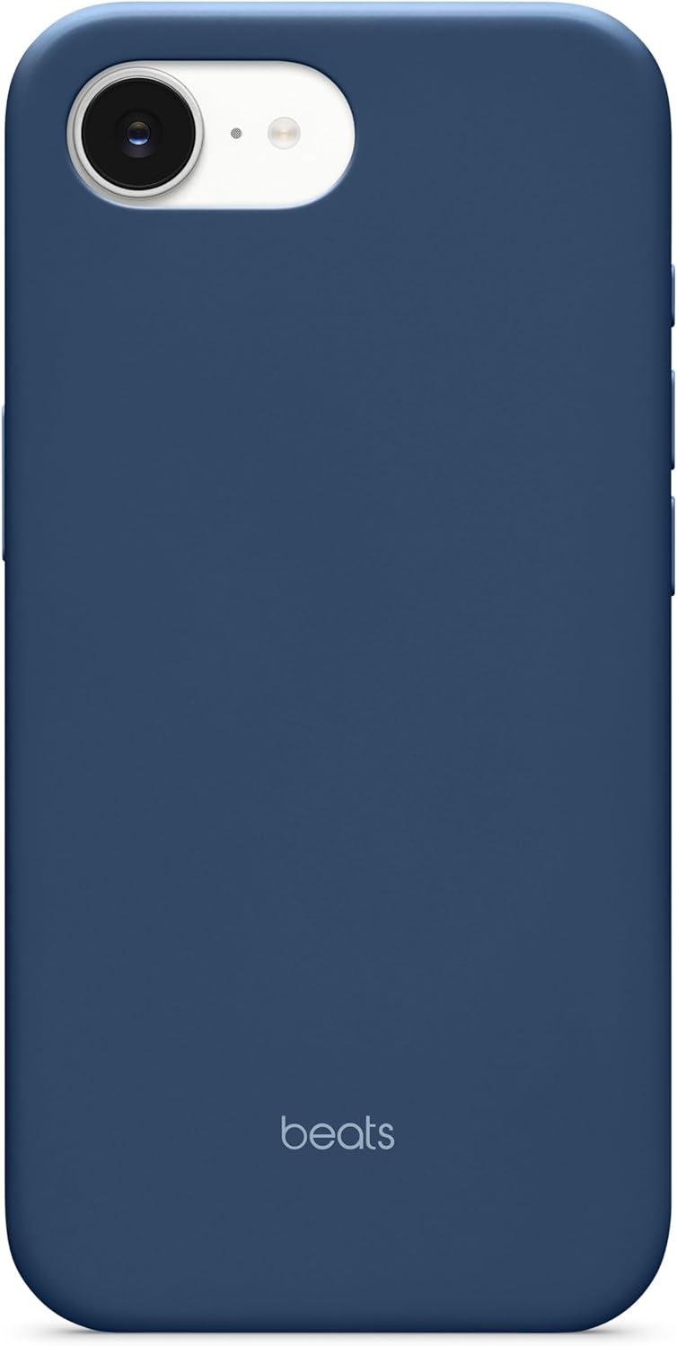 imageBeats iPhone 17e Case with MagSafe Thin and Light Hardshell Matt Finish Microfibre Lining Lime StoneBedrock Blue
