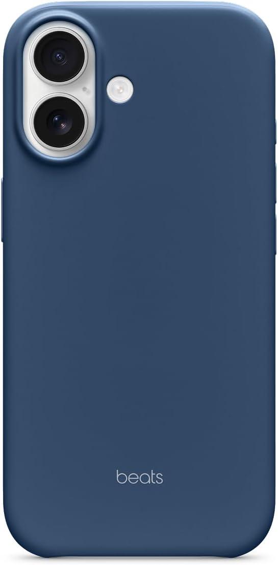 imageBeats iPhone 17e Case with MagSafe Thin and Light Hardshell Matt Finish Microfibre Lining Lime StoneBedrock Blue
