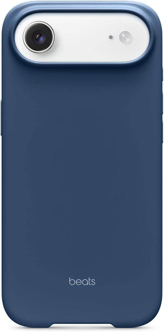 imageBeats iPhone 17e Case with MagSafe Thin and Light Hardshell Matt Finish Microfibre Lining Lime StoneBedrock Blue