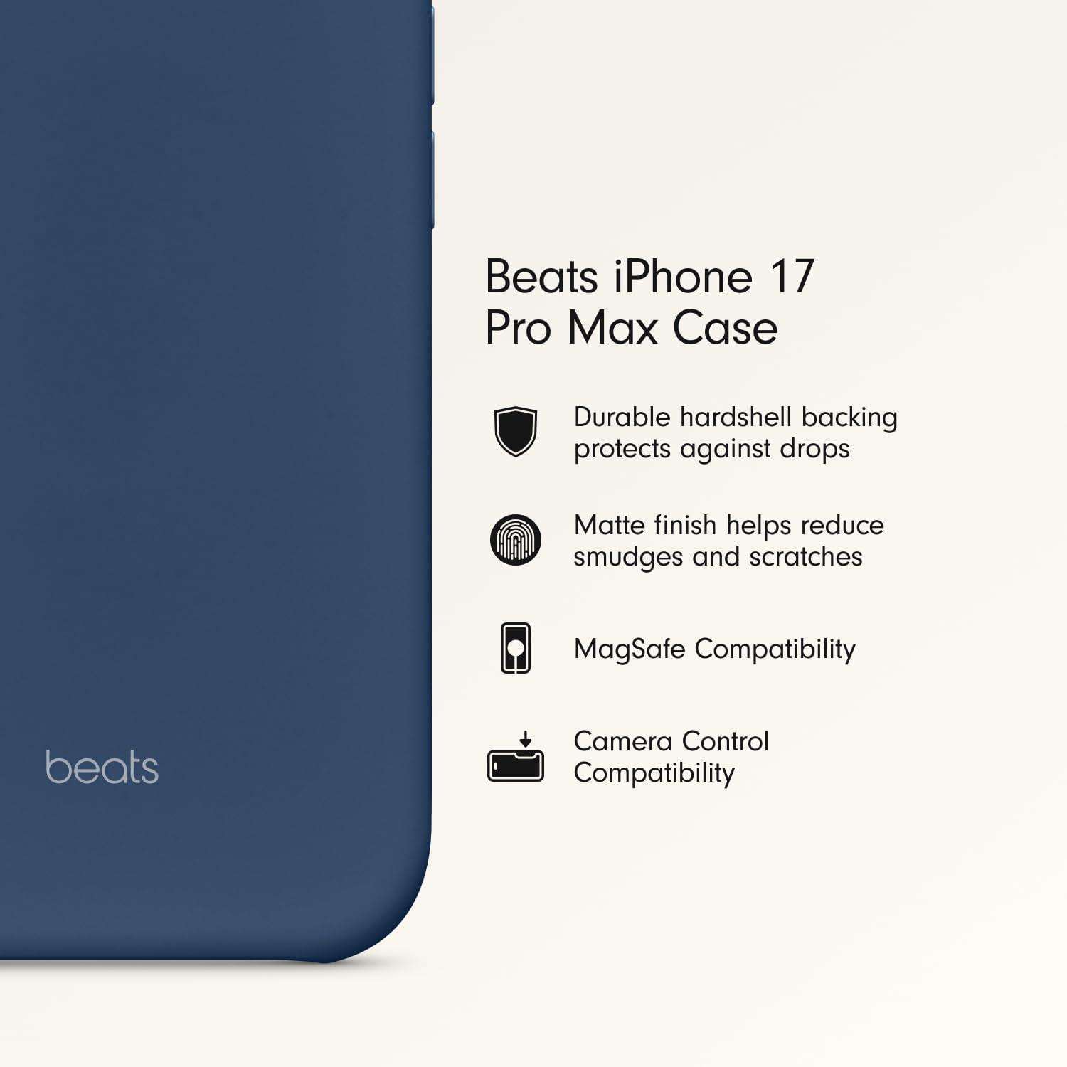 imageBeats iPhone 17e Case with MagSafe Thin and Light Hardshell Matt Finish Microfibre Lining Lime StoneBedrock Blue
