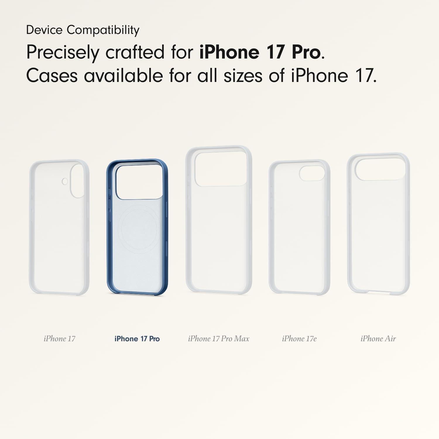 imageBeats iPhone 17e Case with MagSafe Thin and Light Hardshell Matt Finish Microfibre Lining Lime StoneBedrock Blue