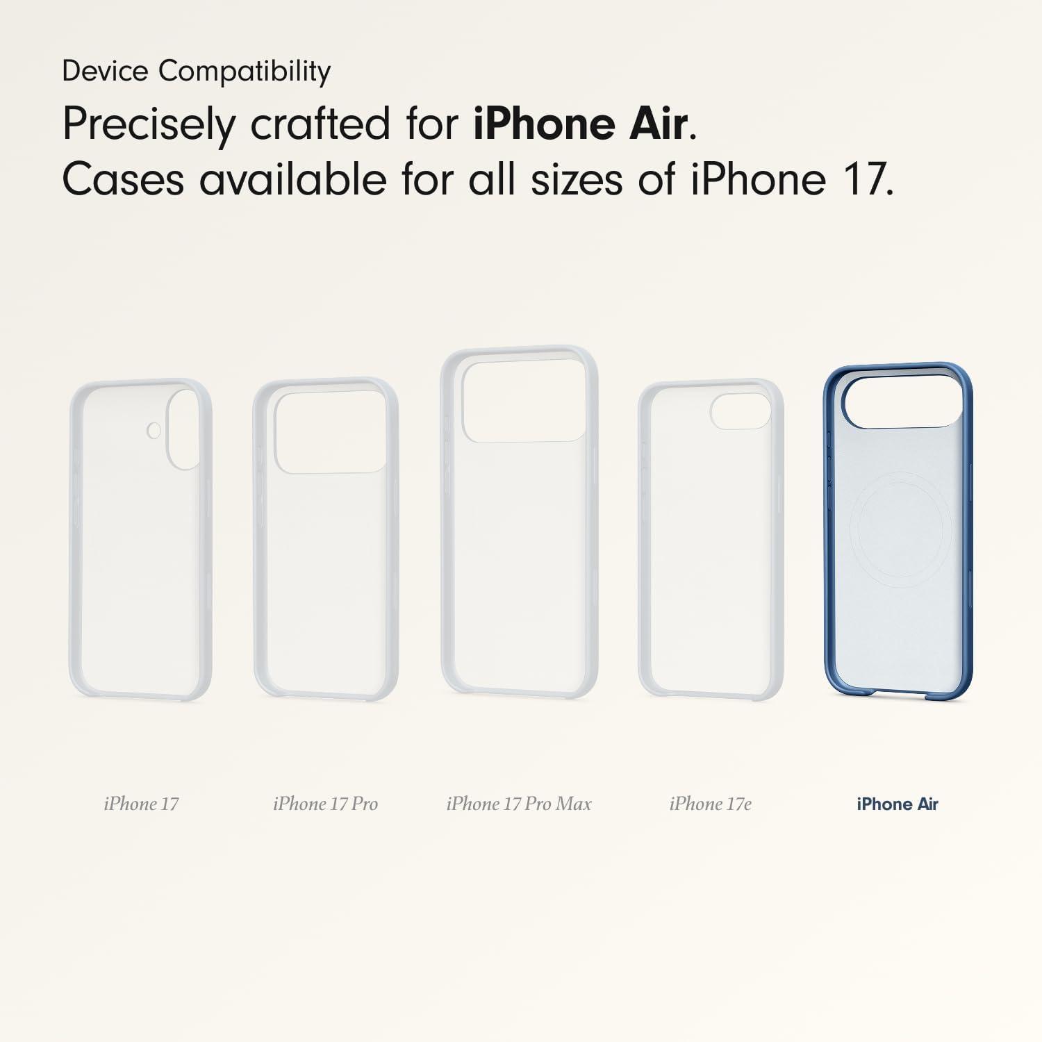 imageBeats iPhone 17e Case with MagSafe Thin and Light Hardshell Matt Finish Microfibre Lining Lime StoneBedrock Blue