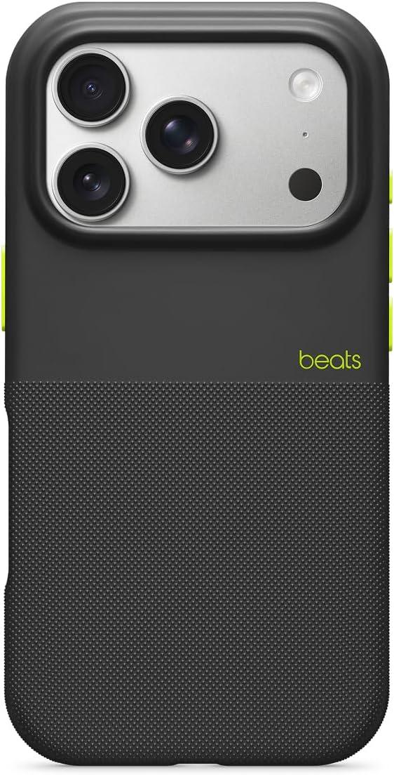 imageBeats iPhone 17e Case with MagSafe Thin and Light Hardshell Matt Finish Microfibre Lining Lime StoneEverest Black