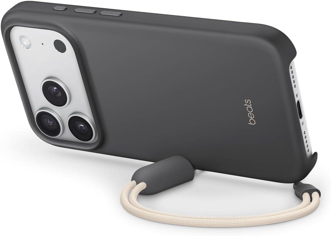 imageBeats iPhone 17e Case with MagSafe Thin and Light Hardshell Matt Finish Microfibre Lining Lime StoneGranite Grey