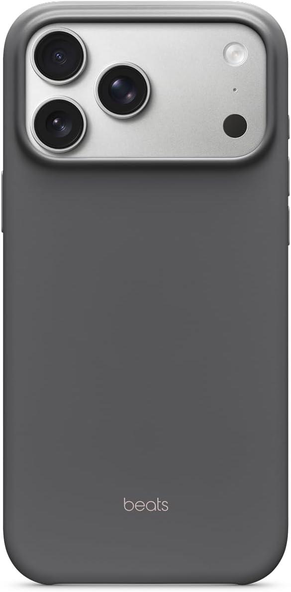 imageBeats iPhone 17e Case with MagSafe Thin and Light Hardshell Matt Finish Microfibre Lining Lime StoneGranite Grey