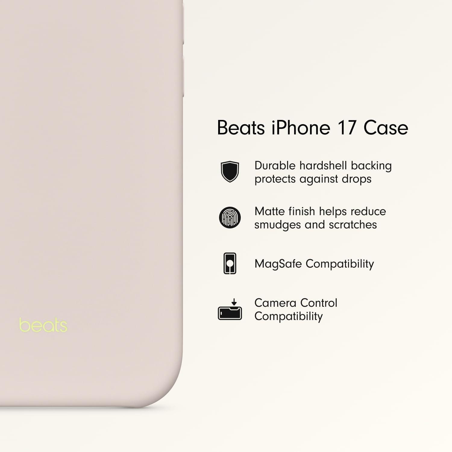imageBeats iPhone 17e Case with MagSafe Thin and Light Hardshell Matt Finish Microfibre Lining Lime StoneLime Stone