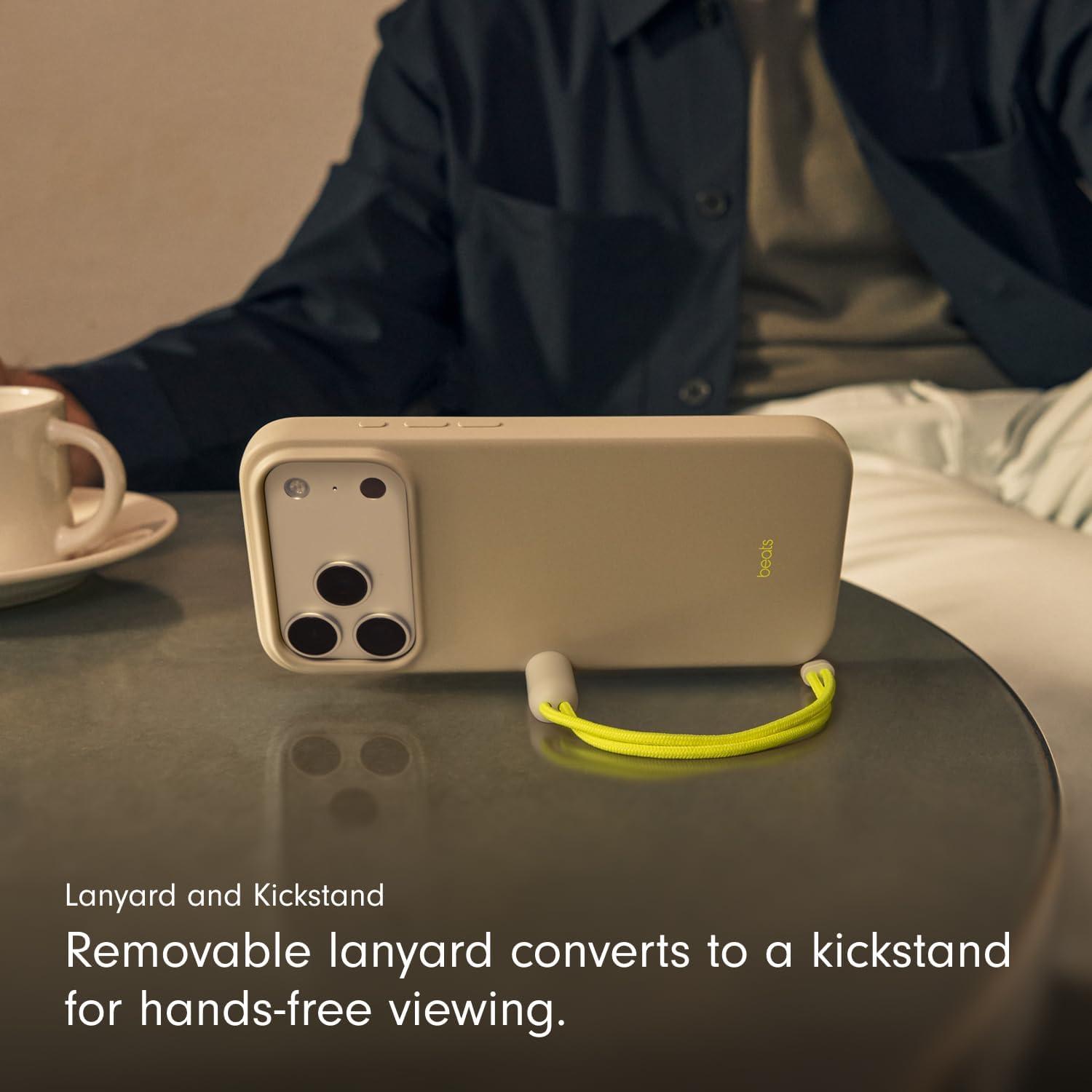 imageBeats iPhone 17e Case with MagSafe Thin and Light Hardshell Matt Finish Microfibre Lining Lime StoneLime Stone