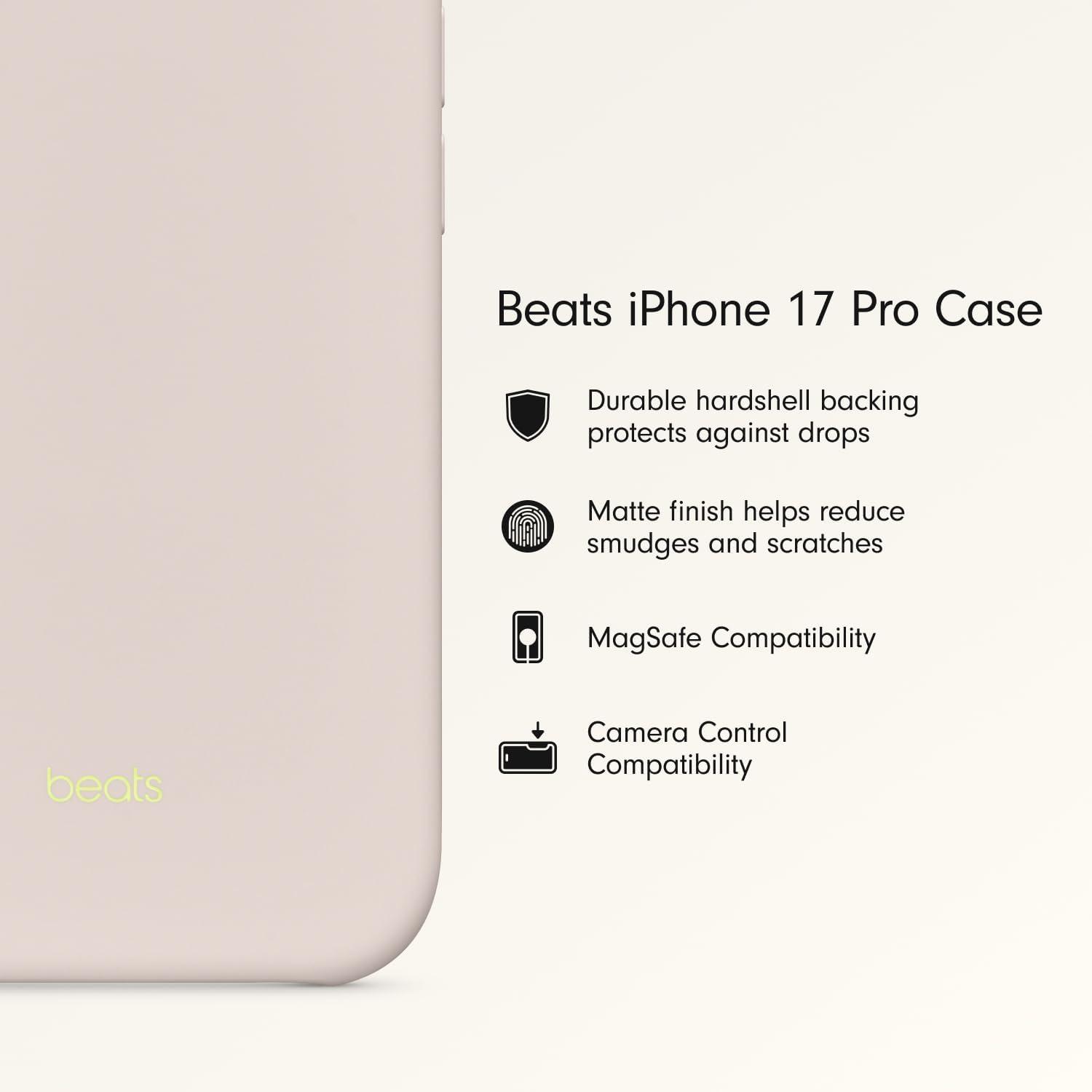 imageBeats iPhone 17e Case with MagSafe Thin and Light Hardshell Matt Finish Microfibre Lining Lime StoneLime Stone