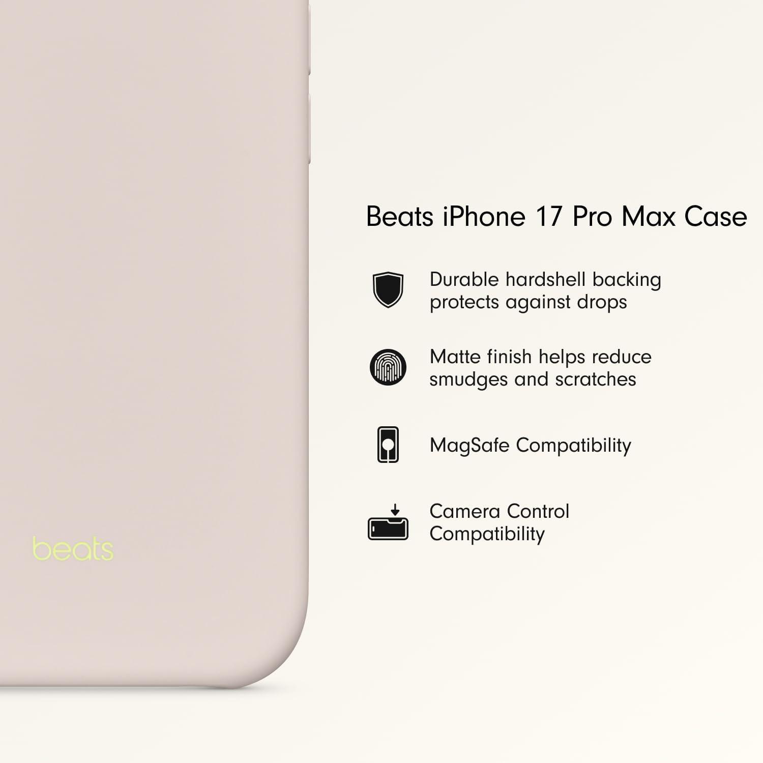 imageBeats iPhone 17e Case with MagSafe Thin and Light Hardshell Matt Finish Microfibre Lining Lime StoneLime Stone