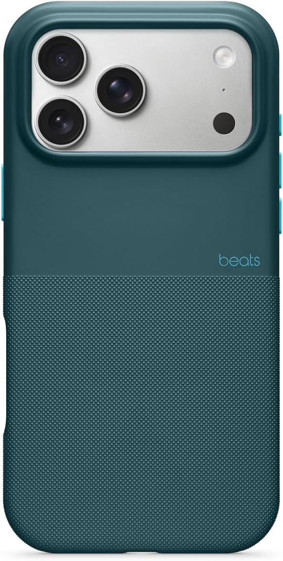 imageBeats iPhone 17e Case with MagSafe Thin and Light Hardshell Matt Finish Microfibre Lining Lime StoneRocky Blue