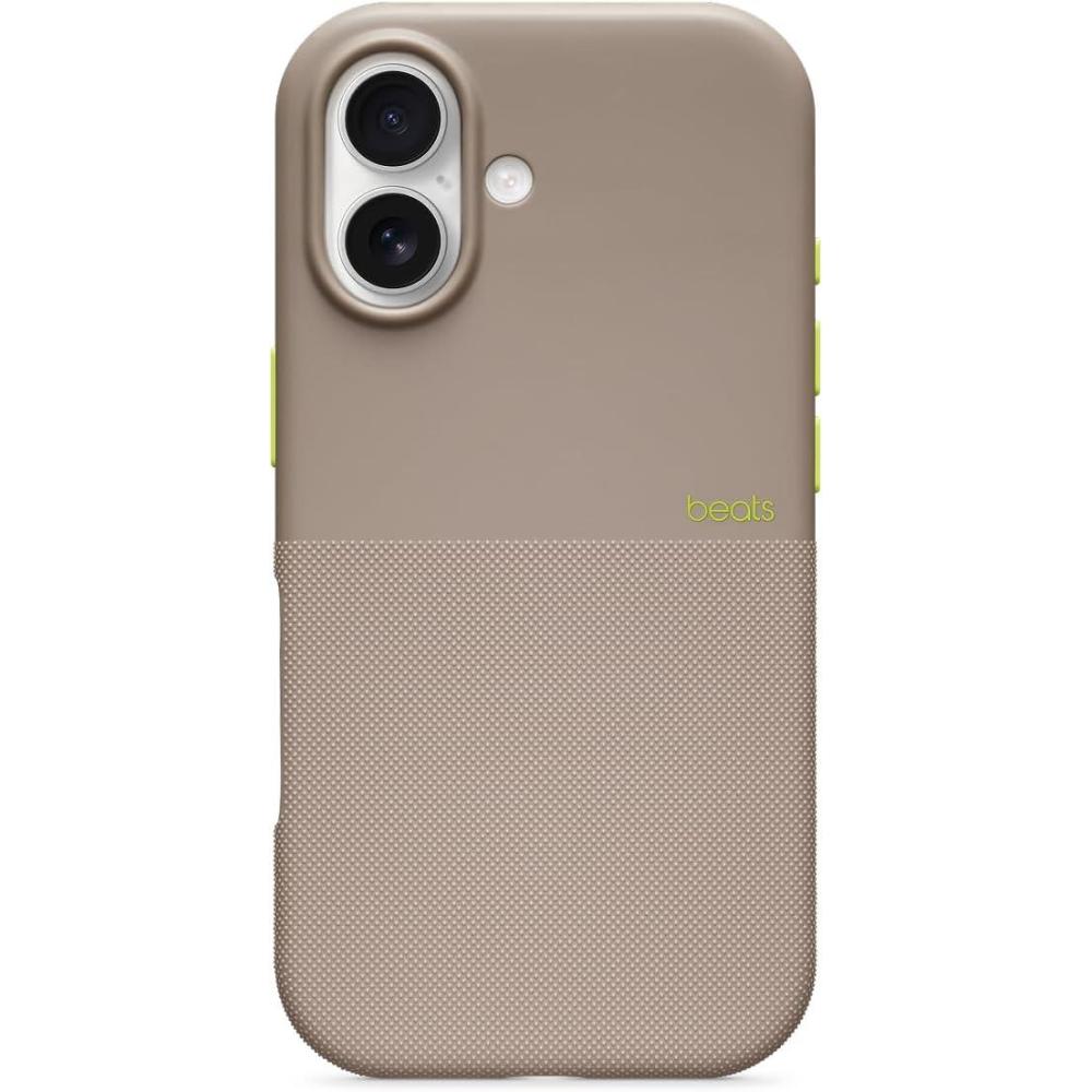 imageBeats iPhone 17e Case with MagSafe Thin and Light Hardshell Matt Finish Microfibre Lining Lime StoneAlpine Grey