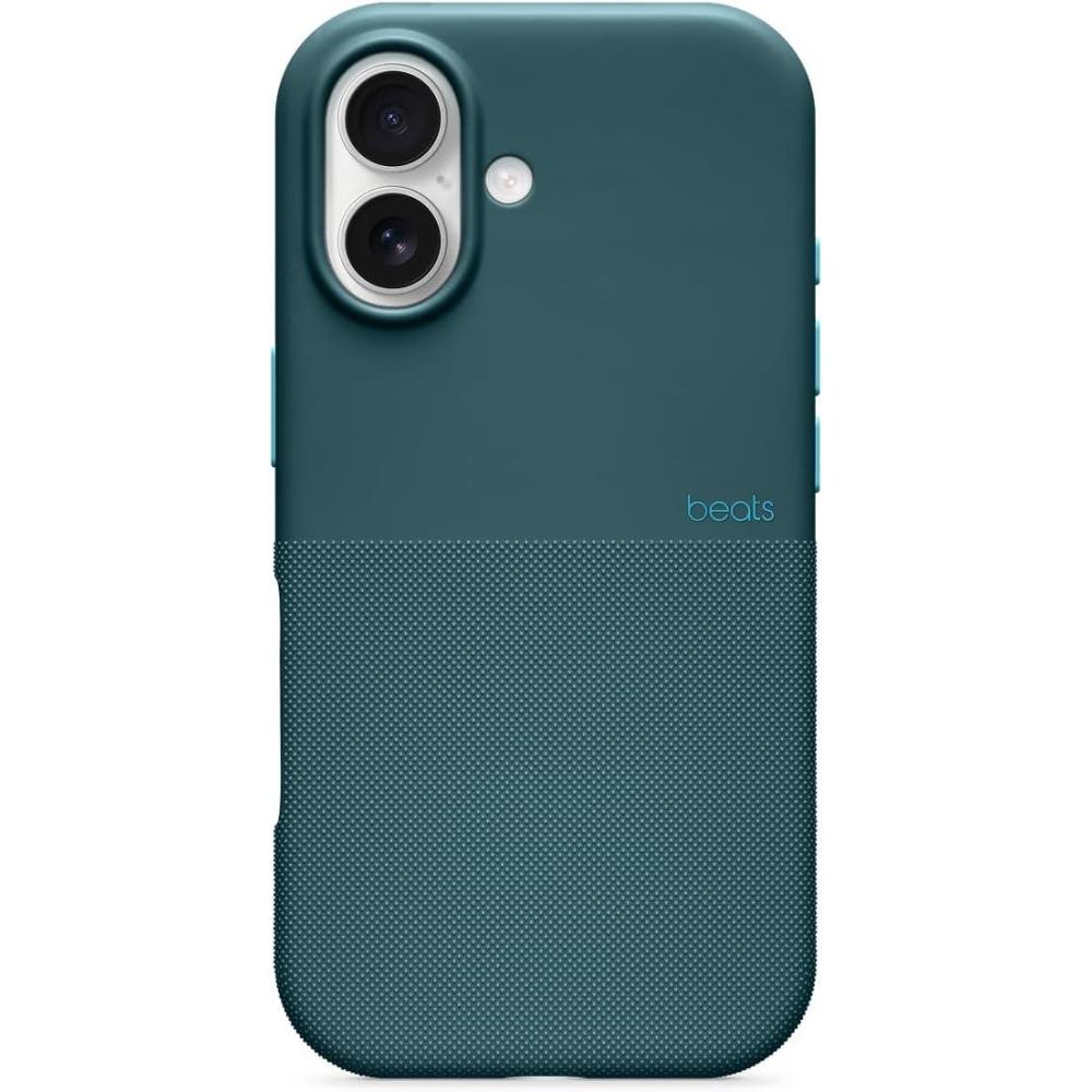 imageBeats iPhone 17e Case with MagSafe Thin and Light Hardshell Matt Finish Microfibre Lining Lime StoneRocky Blue