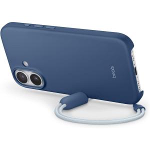 Beats iPhone 17e Case with MagSafe, Thin and Light Hardshell, Matt Finish, Microfibre Lining – Lime Stone(Bedrock Blue)
