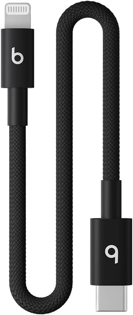 imageBeats 240W USBC to USBC Braided Cable Fast Charging DurableTangle Free Compatible with Apple and Android Devices 3 m10 ft Bolt BlackBolt Black