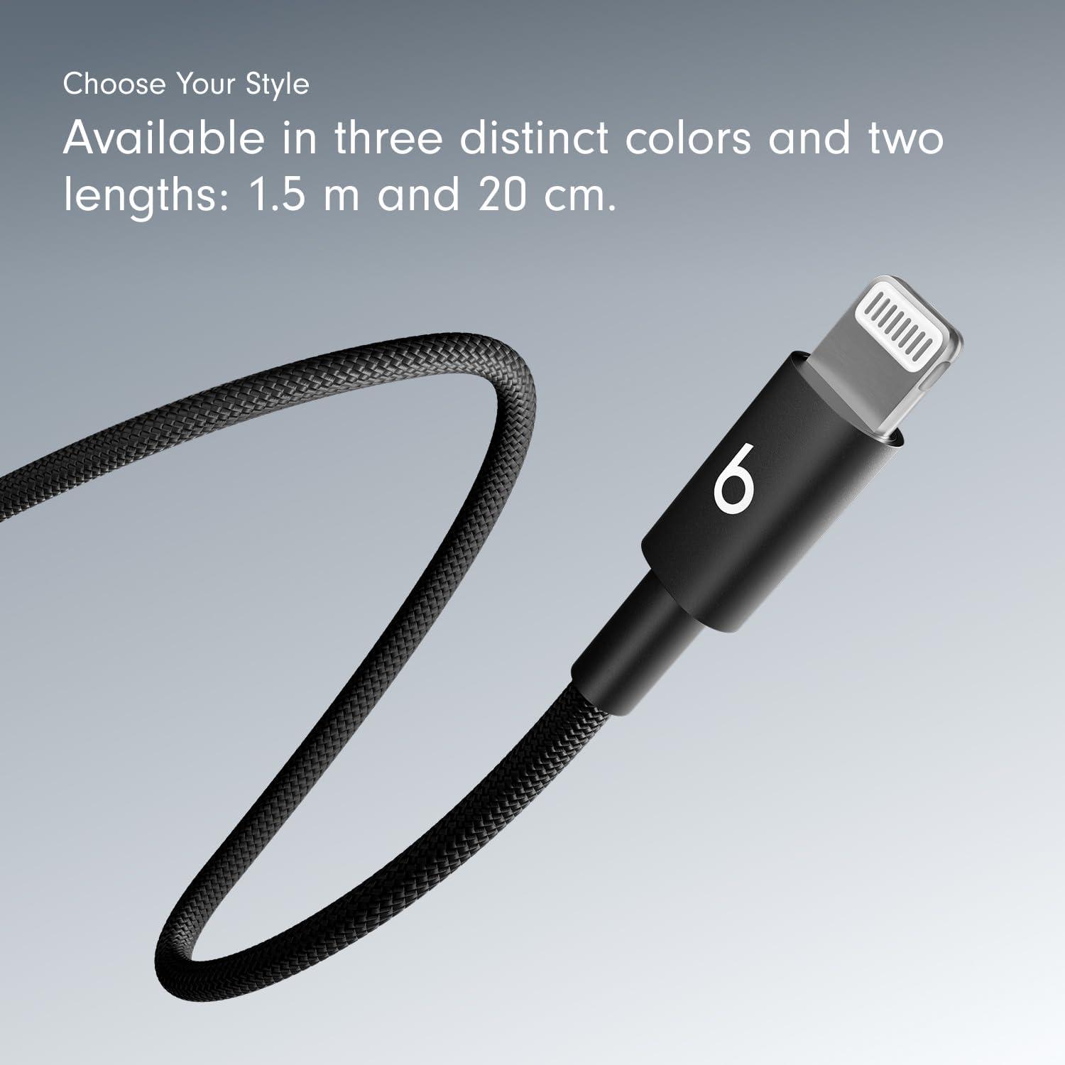 imageBeats 240W USBC to USBC Braided Cable Fast Charging DurableTangle Free Compatible with Apple and Android Devices 3 m10 ft Bolt BlackBolt Black