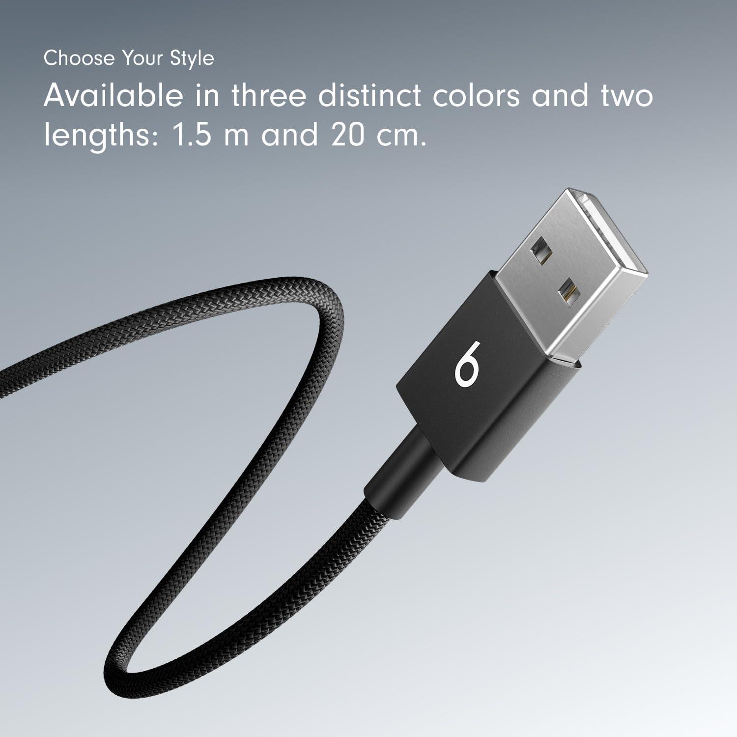 imageBeats 240W USBC to USBC Braided Cable Fast Charging DurableTangle Free Compatible with Apple and Android Devices 3 m10 ft Bolt BlackBolt Black