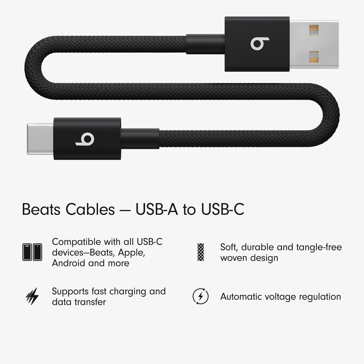 imageBeats 240W USBC to USBC Braided Cable Fast Charging DurableTangle Free Compatible with Apple and Android Devices 3 m10 ft Bolt BlackBolt Black