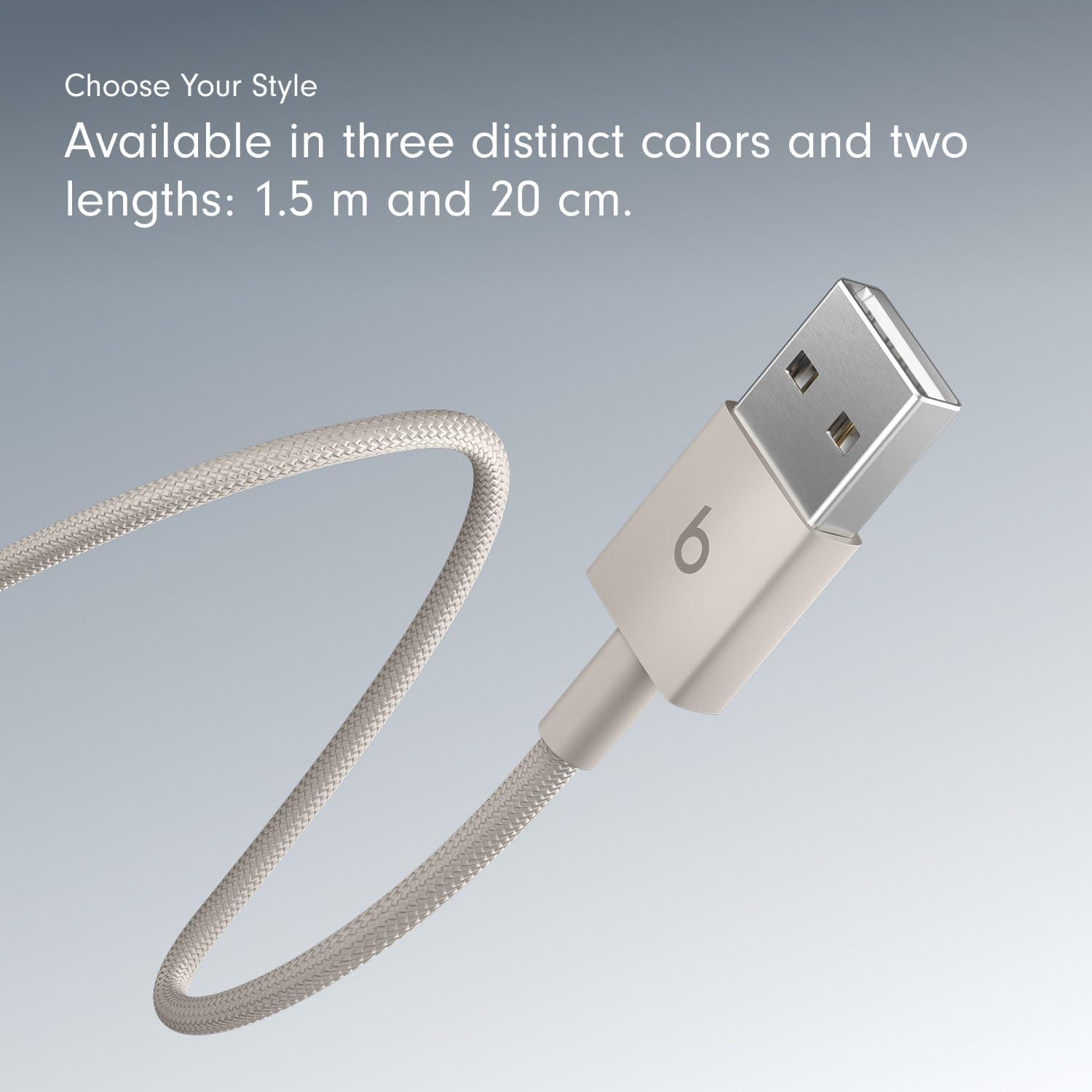 imageBeats 240W USBC to USBC Braided Cable Fast Charging DurableTangle Free Compatible with Apple and Android Devices 3 m10 ft Bolt BlackSurge Stone