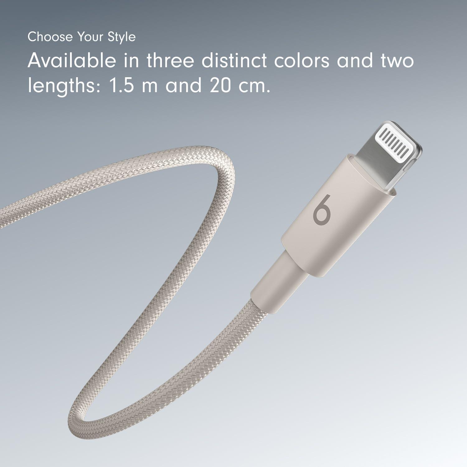 imageBeats 240W USBC to USBC Braided Cable Fast Charging DurableTangle Free Compatible with Apple and Android Devices 3 m10 ft Bolt BlackSurge Stone