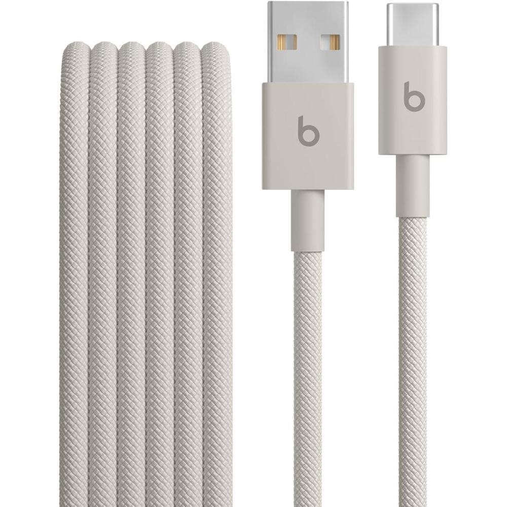 imageBeats 240W USBC to USBC Braided Cable Fast Charging DurableTangle Free Compatible with Apple and Android Devices 3 m10 ft Bolt BlackSurge Stone