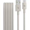 Beats 240W USB-C to USB-C Braided Cable, Fast Charging, Durable/Tangle Free, Compatible with Apple and Android Devices (3 m/10 ft) – Bolt Black(Surge Stone)